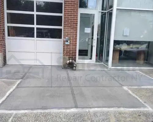 Concrete sidewalk repairs in nyc