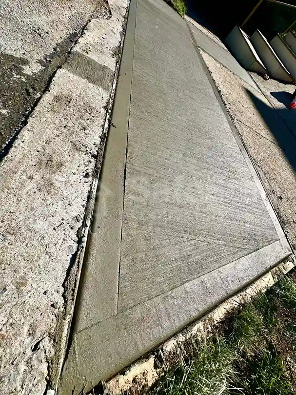 sidewalk repaired in NYC Image